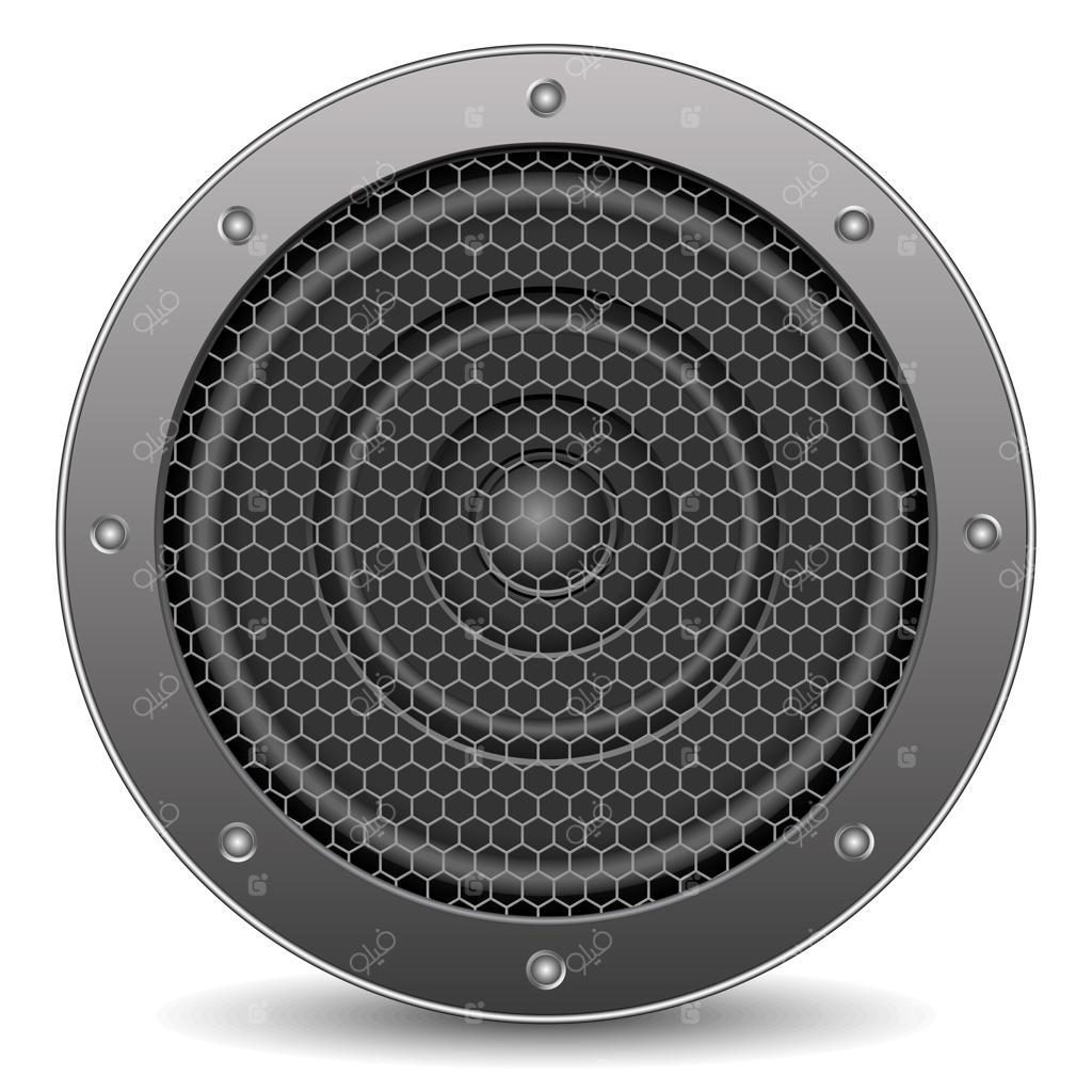 تصویرسازی مفهوم بلندگو