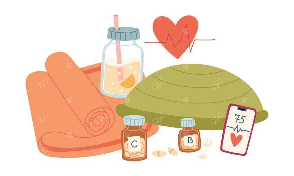 وسایل ضروری مراقبت بهداشتی برای لاک‌پشت‌ها Pro Vector