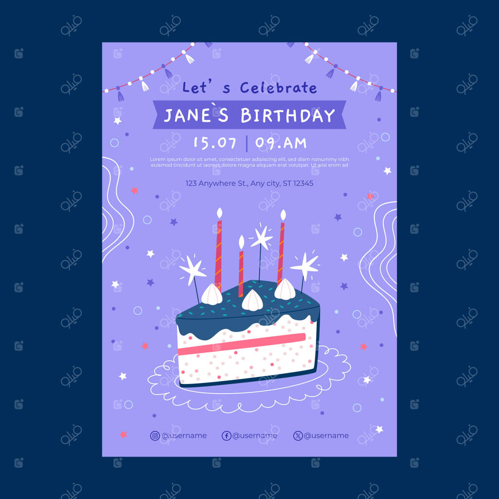 طراحی پترن تولد