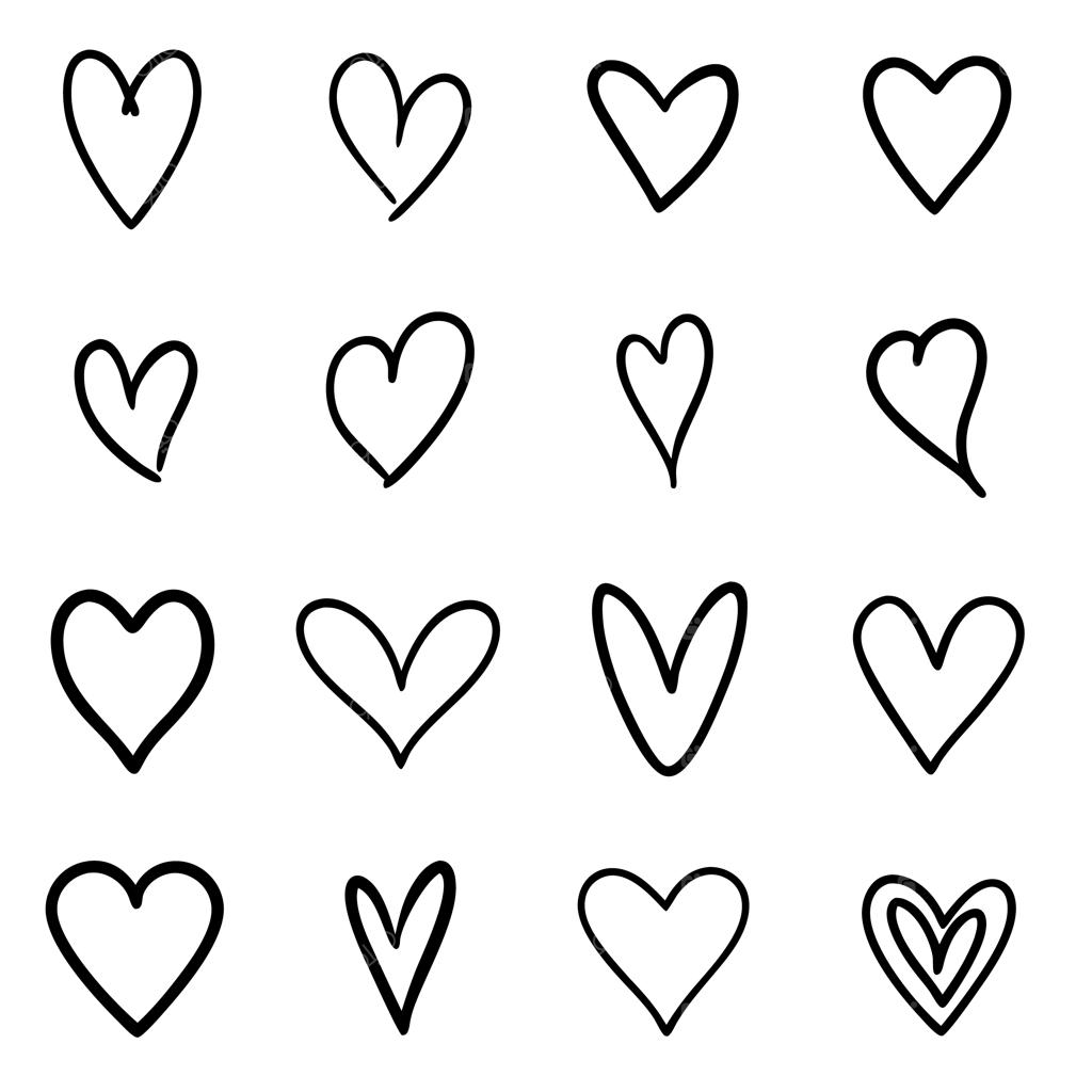 پس‌زمینه سفید با طرح قلب
