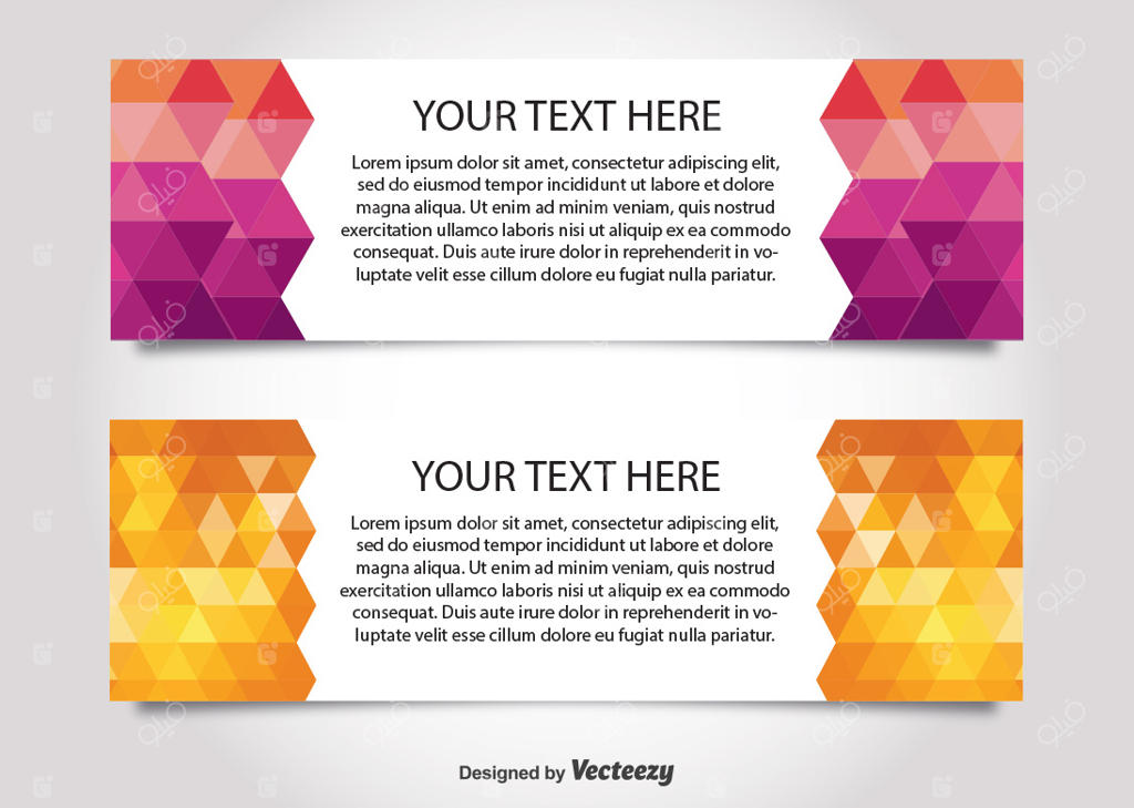 قالب‌های بنر وب به سبک مدرن