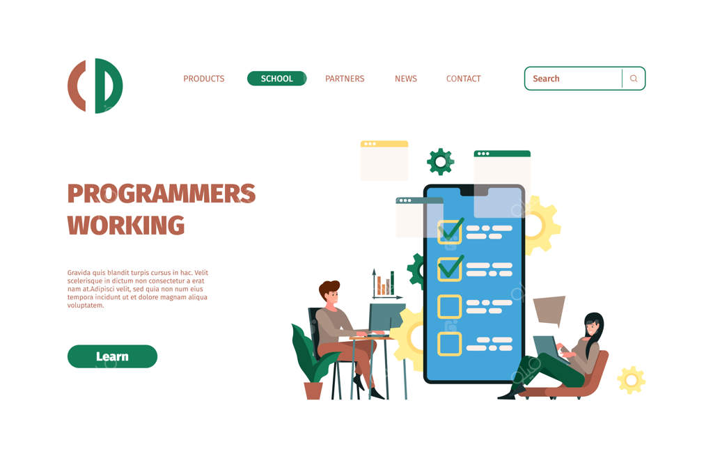 برنامه‌نویسان و طراحان دیجیتال: کار با لپ‌تاپ و نوشتن کد برای قالب‌های گرافیکی صفحات وب