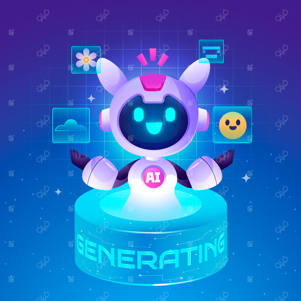 تصویرسازی گرادینت مولد تصویر هوش مصنوعی