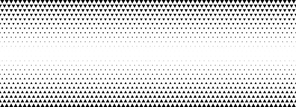 بافت محو مثلثی با گرادیانت نقاط. پس‌زمینه هندسی انتزاعی سیاه و سفید. الگوی تدریجی مثلثی موزاییکی مدرن. تصویر زمینه فلش محو برای بنر، بروشور و پوستر.