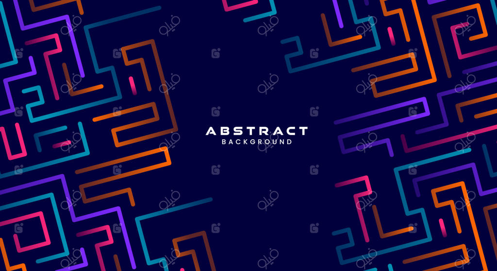 وکتور پس‌زمینه با پترن هندسی گرادیان رنگارنگ