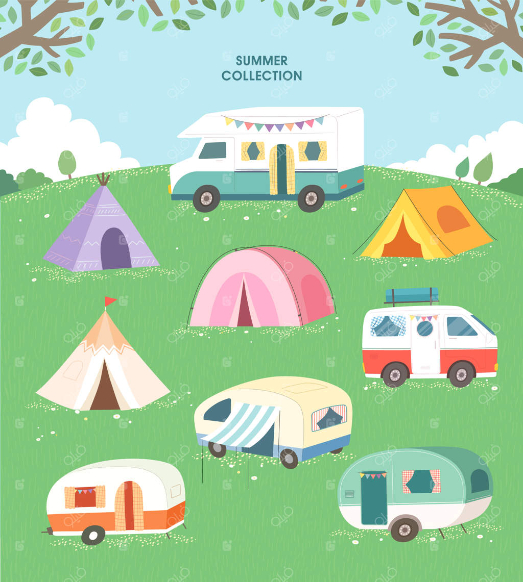 چادر و کمپر ویژه تابستان