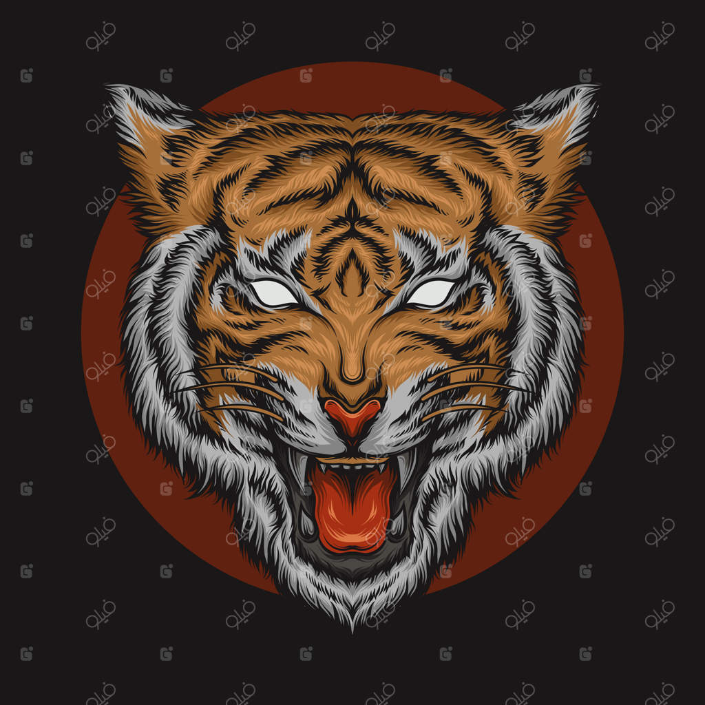 تصویر فوق‌العاده دقیق از سر ببر