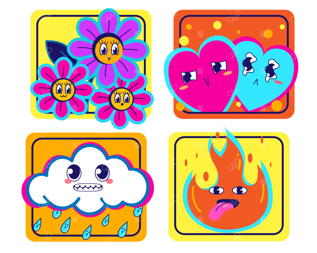 شخصیت‌های کمیک انتزاعی و بامزه