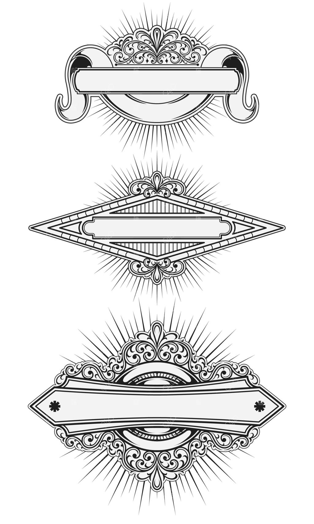 مجموعه قاب‌ و حاشیه‌های زینتی کلاسیک