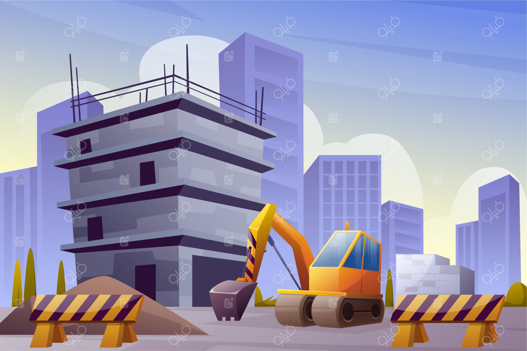 نقش‌های معماری شهری و صنعتی برای پس‌زمینه روز کارگر مبارک