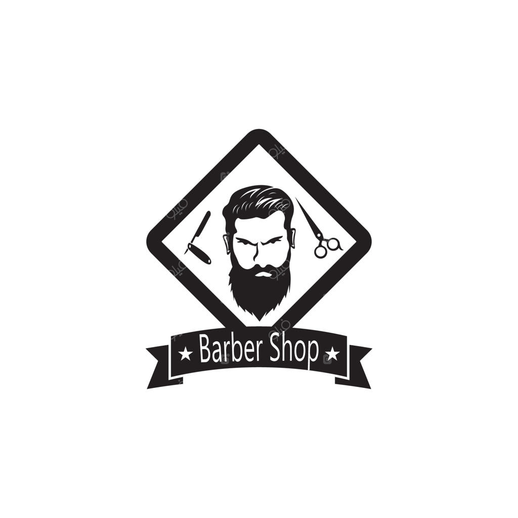 پترن وکتور سیلوئت مدل موی آرایشگاه