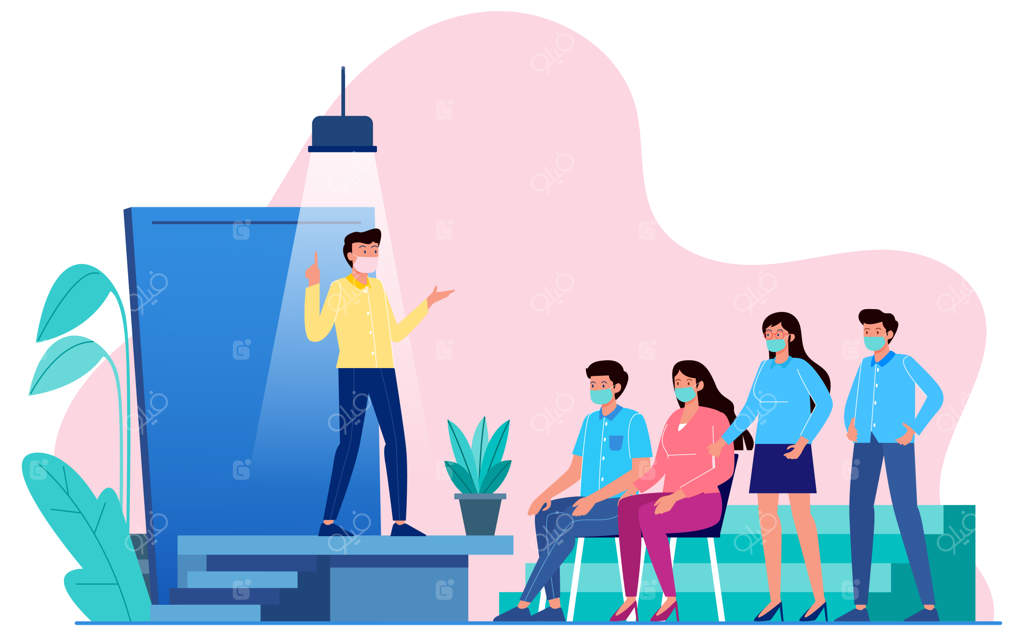 در اماکن عمومی ماسک بزنید تا از گسترش ویروس جلوگیری کنید