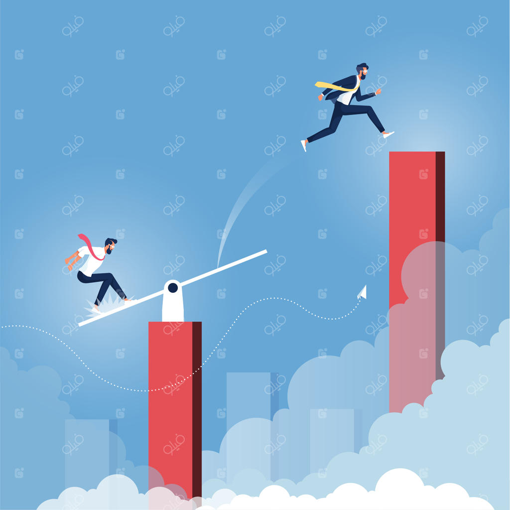 تاجر بر روی الاکلنگ به دیگری در راه رسیدن به ستاره‌ها کمک می‌کند