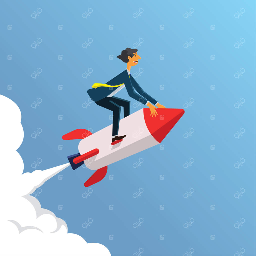 مردی با ستاره رو به بالا