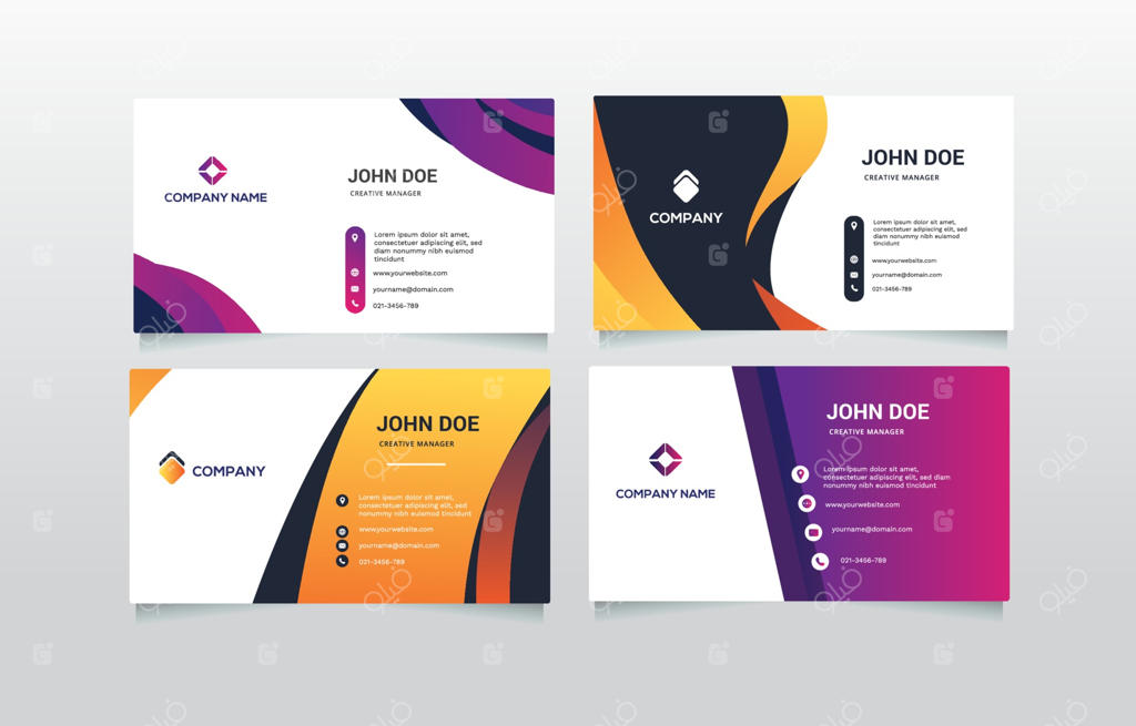 مجموعه کارت ویزیت تجاری