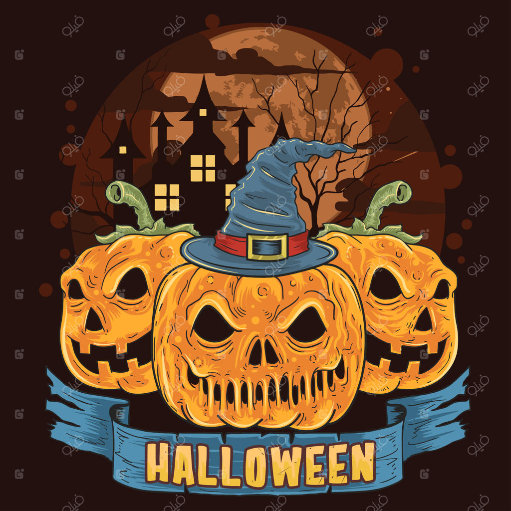 اثر هنری سر جمجمه کدو تنبل هالووین: قاشوخ یا هدیه؟