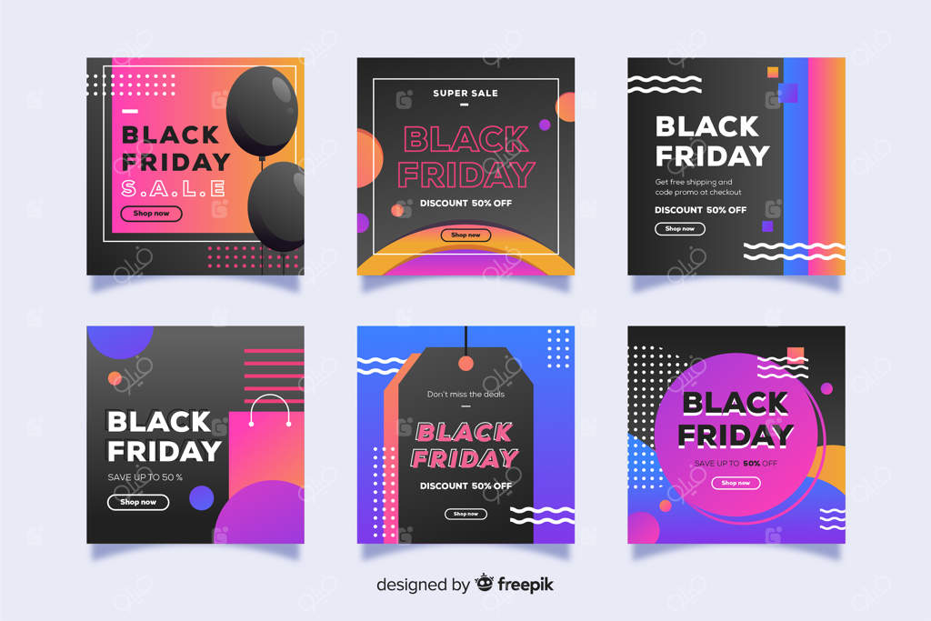 مجموعه پست‌های اینستاگرام جمعه سیاه