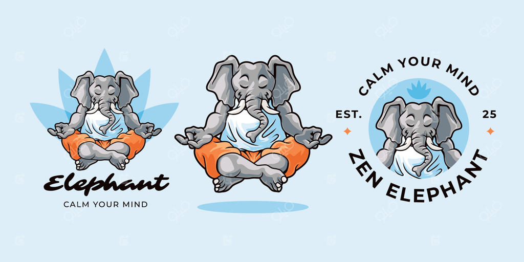 طراحی مسکات فیل با حالت ذن