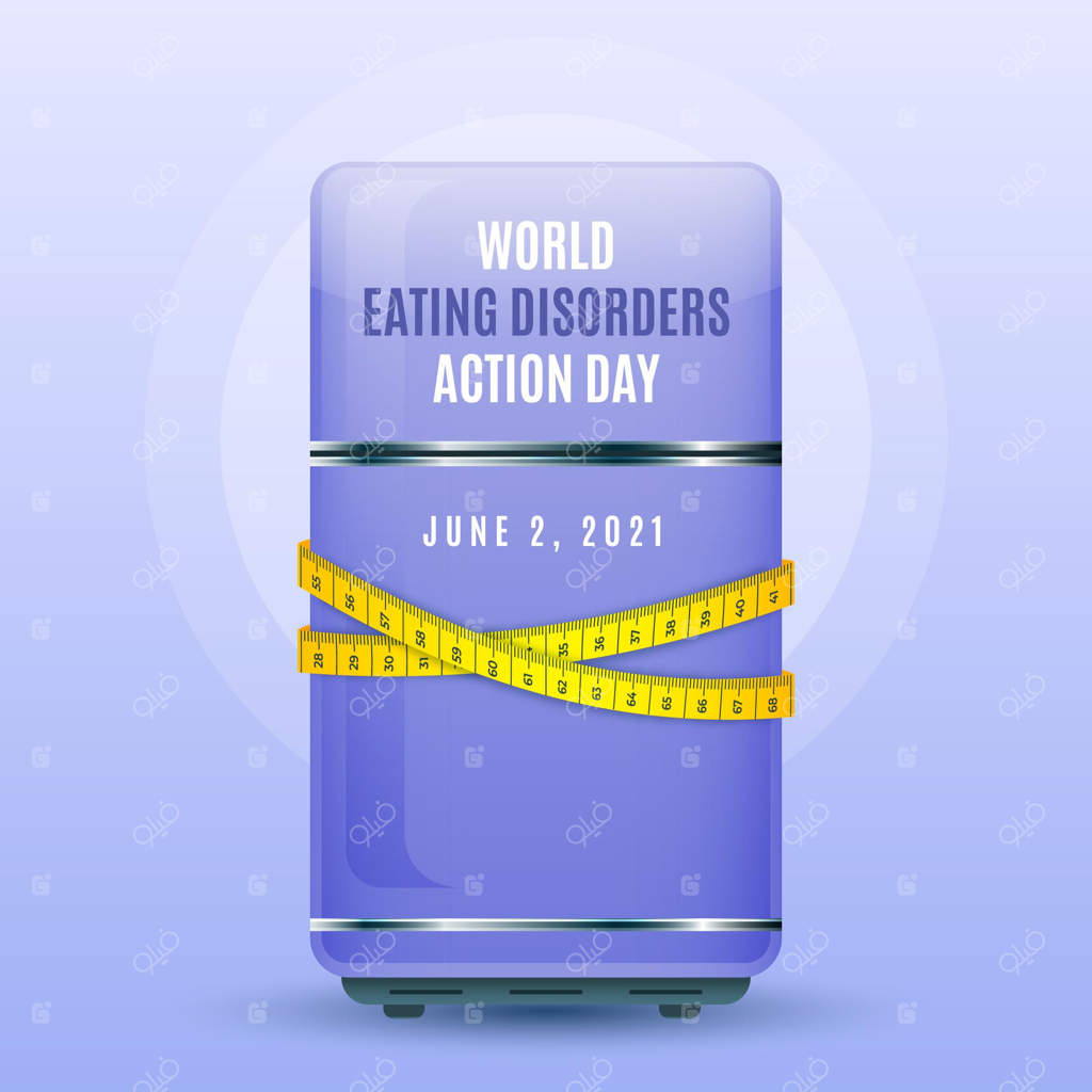 تصویرسازی روز اقدام برای اختلالات تغذیه در دنیای واقعی