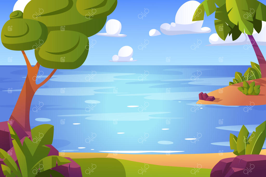 تصویر زیبا از ساحل و دریای زیبا