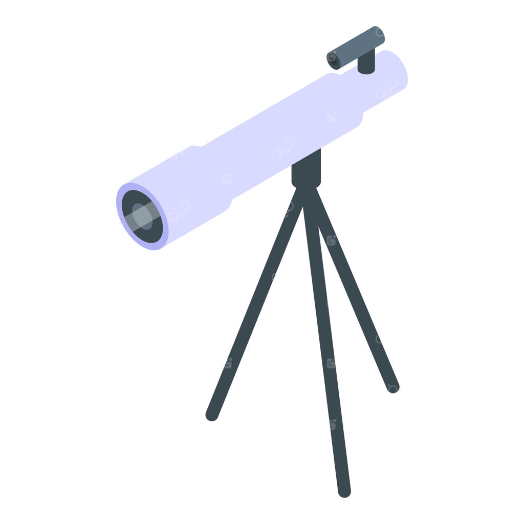 تلسکوپ سوار بر سه‌پایه برای رصد ستارگان و سیارات