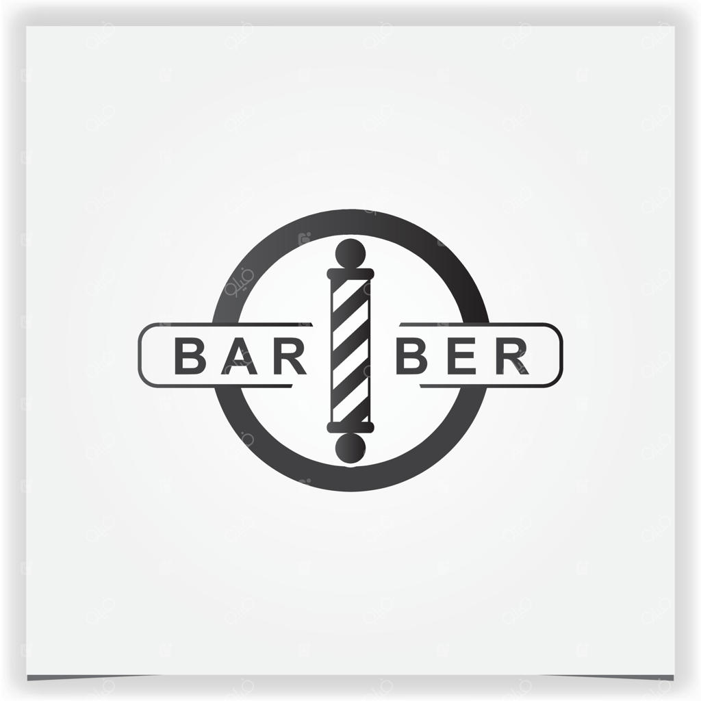 لوگوی آرایشگاه وکتور - قالب لوکس و ممتاز (EPS 10)