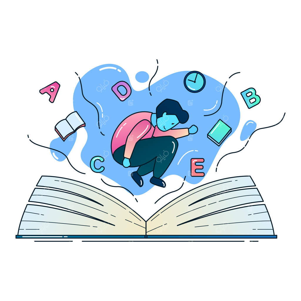 انفجار ایده‌ها از خواندن کتاب - طراحی تخت