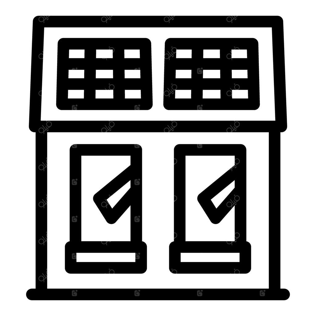 سقف خانه با پنل‌های خورشیدی تولیدکننده انرژی پاک