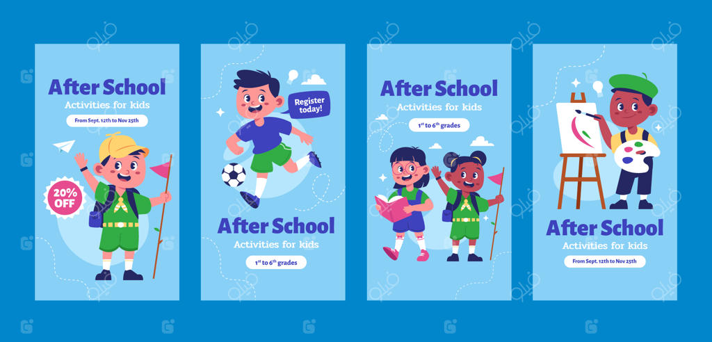 الگوی فعالیت‌های بعد از مدرسه به‌صورت دست‌ساز