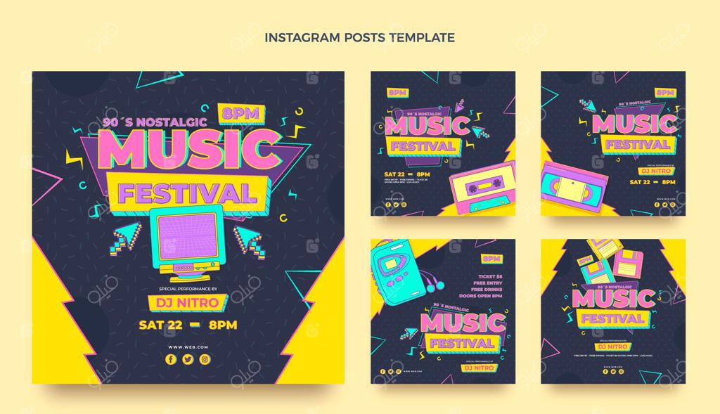 جشنواره موسیقی نوستالژیک دهه ۹۰ در فضای کوچک یا اینستاگرام