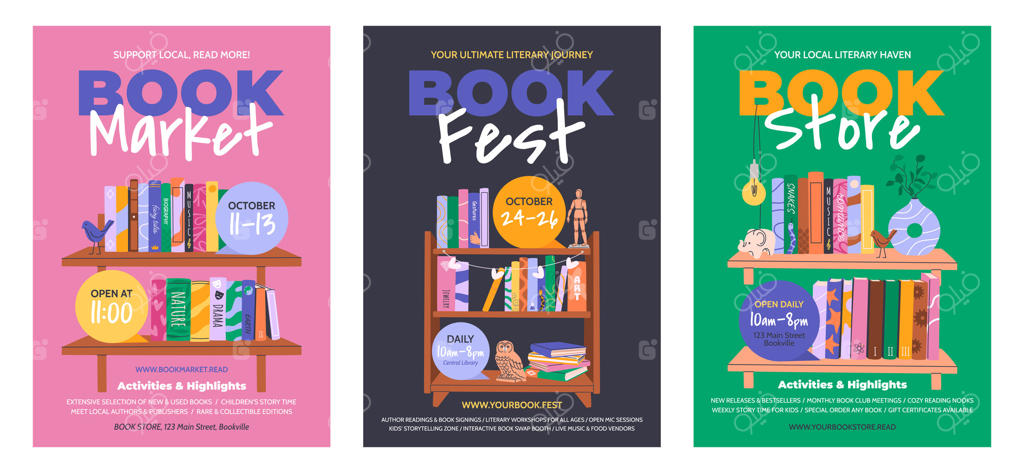 رویدادهای هیجان‌انگیز در بازار و جشنواره کتاب محلی پرو وکتور