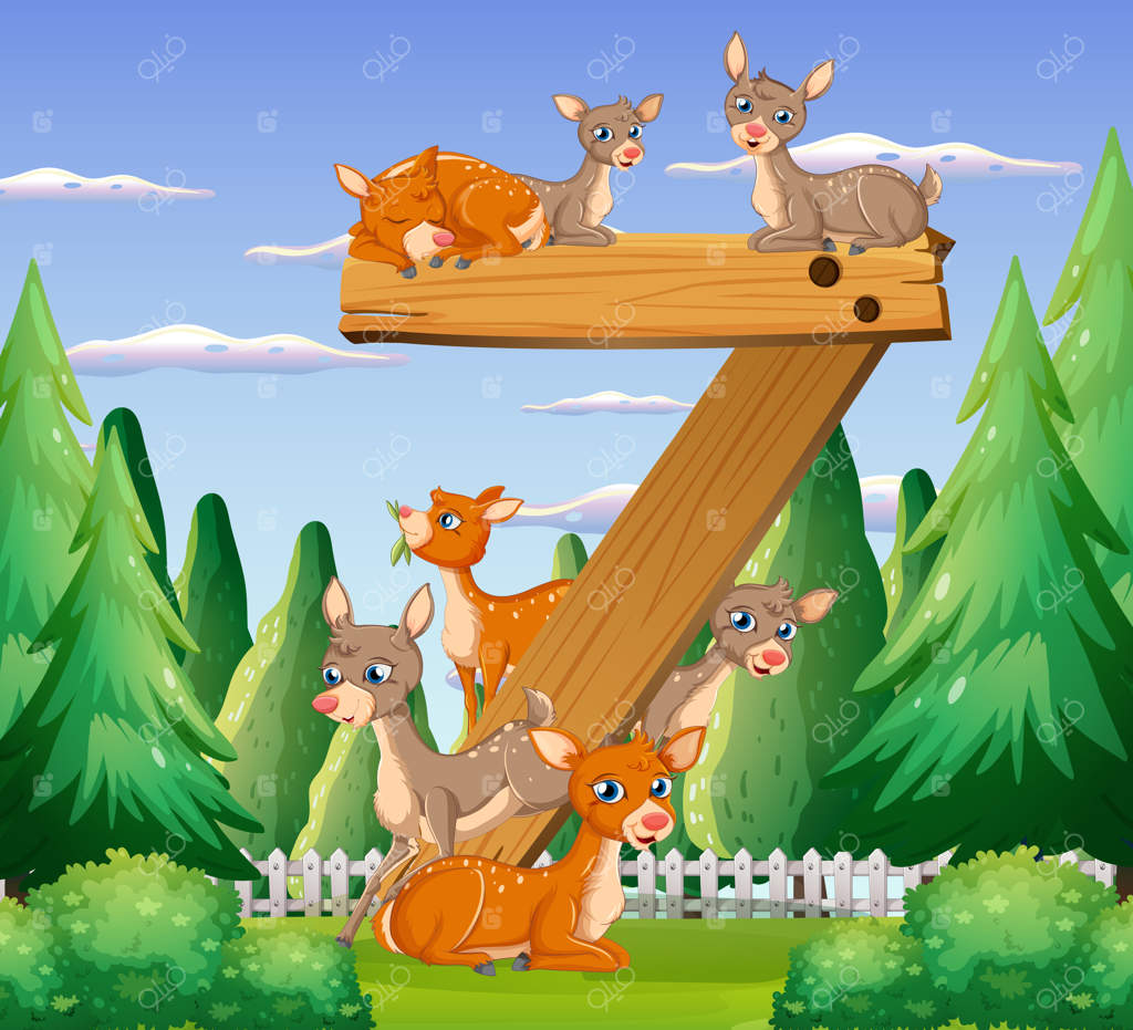 هفت گوزن مرتبط با عدد هفت