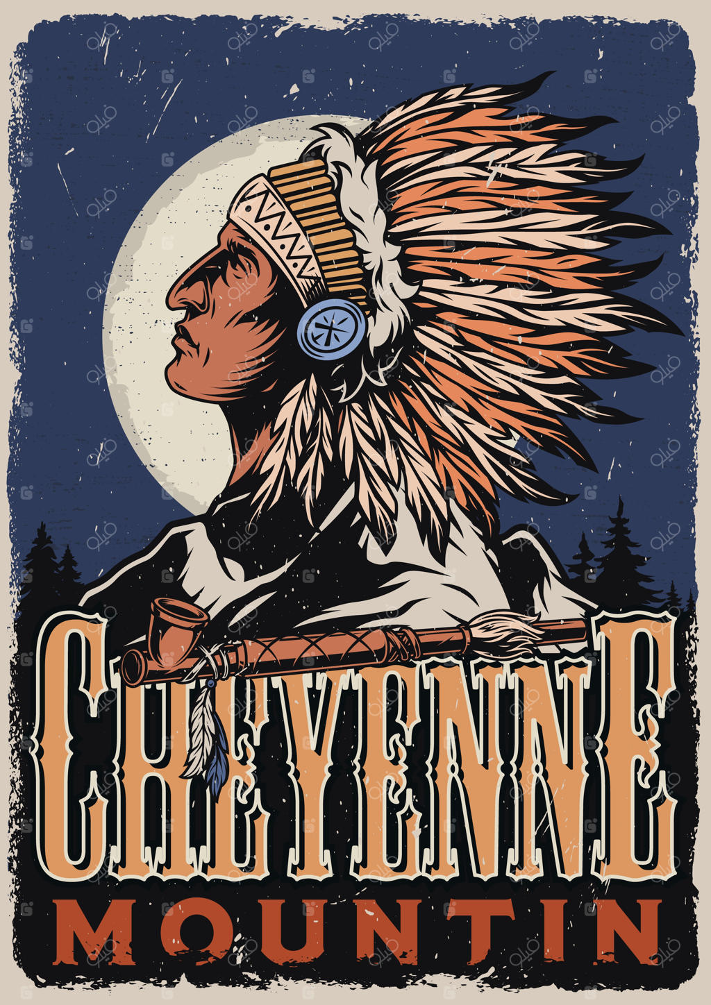 پوستر رنگارنگ غرب وحشی