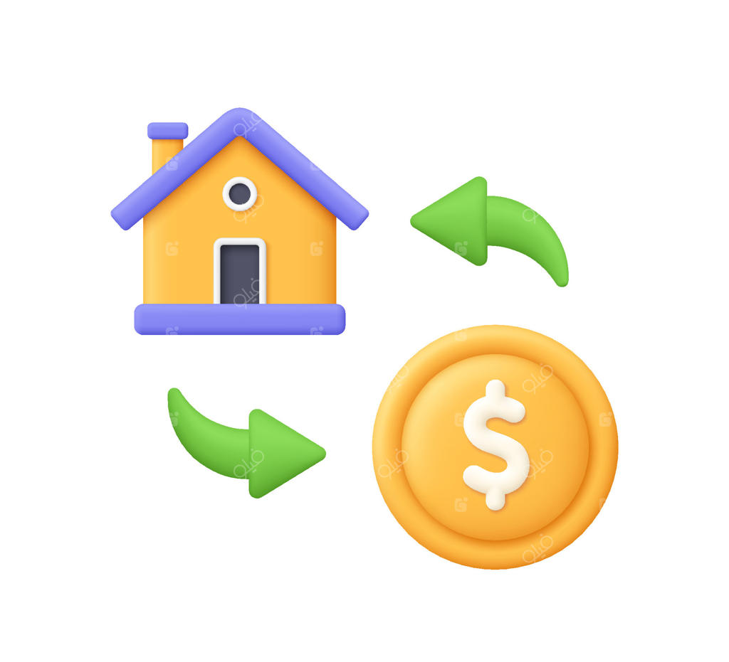 وکتور حرفه‌ای درک معاملات مسکن و تراکنش‌های مالی در املاک