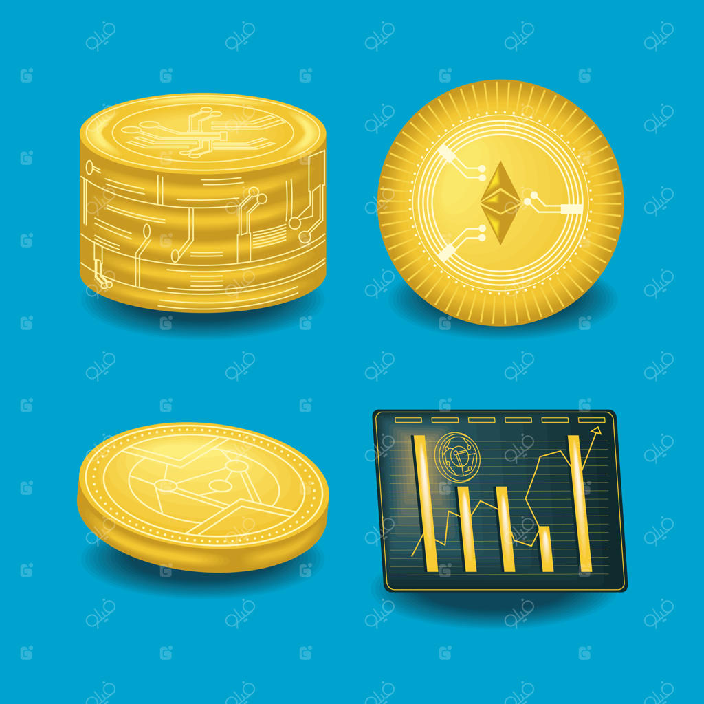 مجموعه‌ای از ارزهای دیجیتال