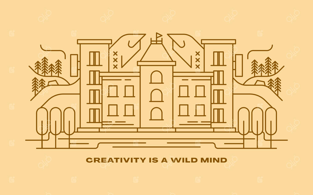 پس‌زمینهٔ عناصر ساختمانی تک‌خطی