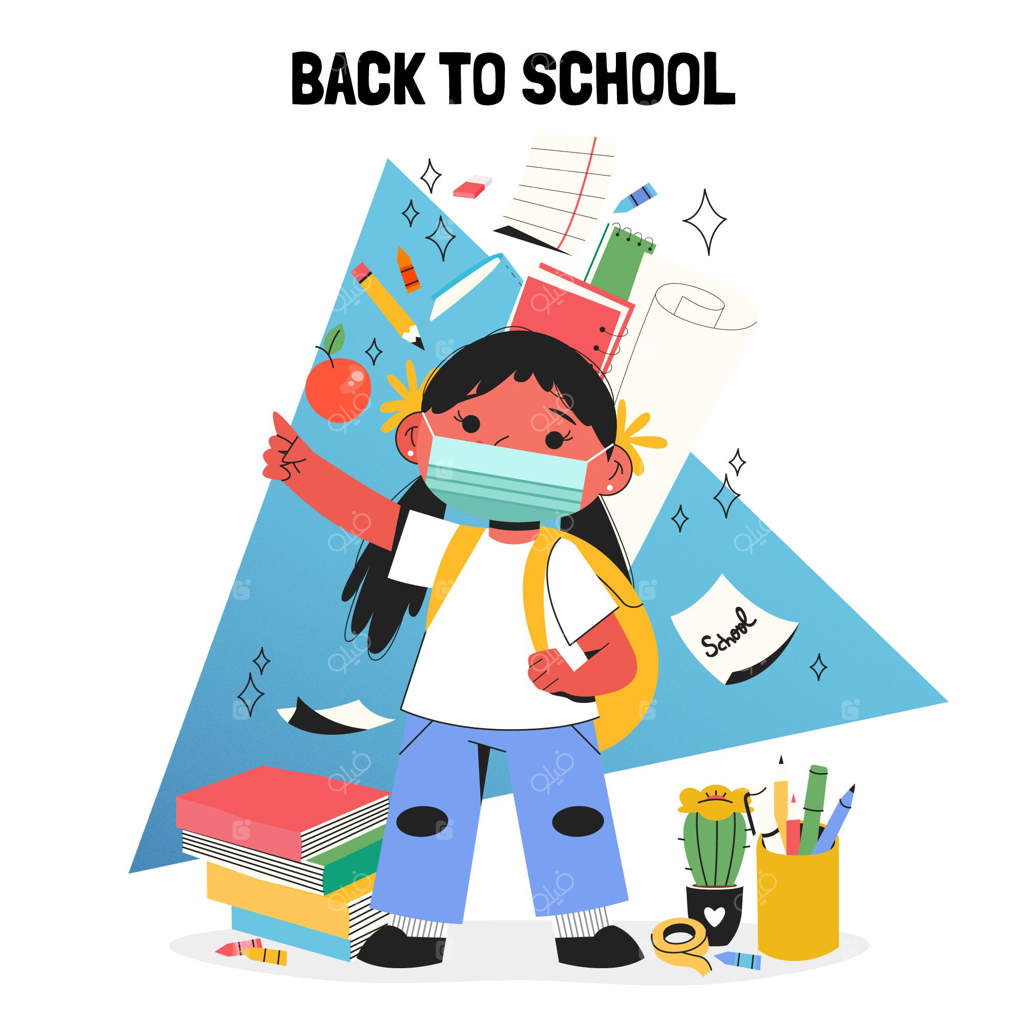 پس‌زمینه دست‌کشیده بازگشت به مدرسه