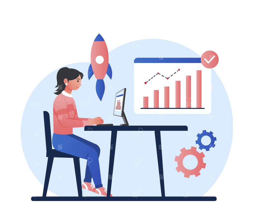 زنی که به سختی کار می‌کند