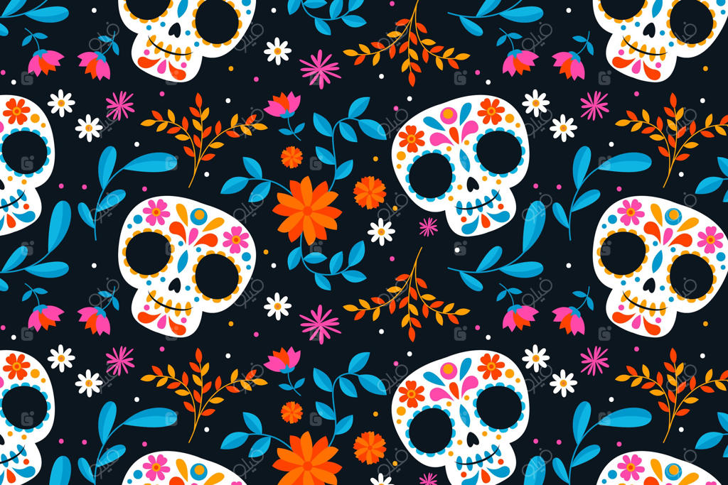 الگوی دست‌کشیده روز مردگان