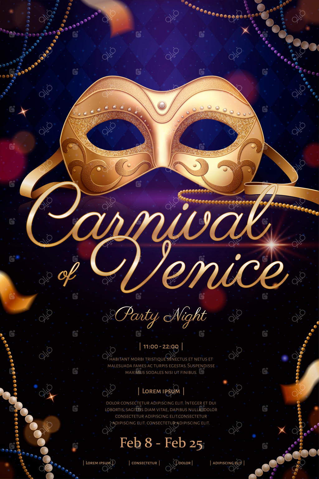 پوستر باشکوه کارناوال ونیز