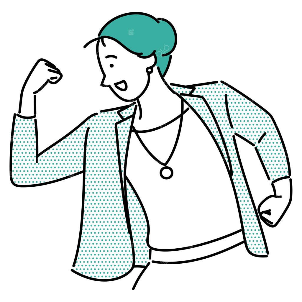 تصویرسازی کارتونی زن تاجر، بازرگان یا کارمند خانم