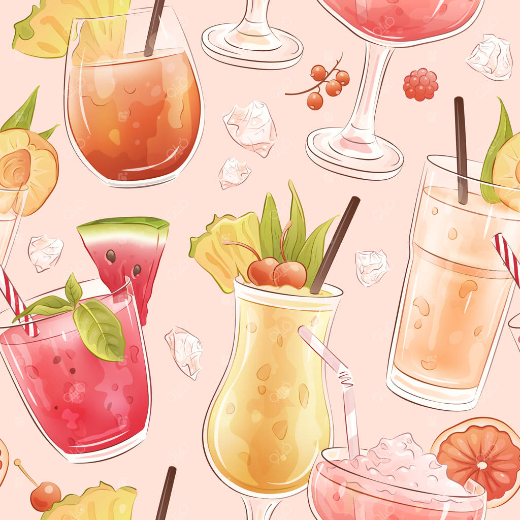پترن بی‌نقص با کوکتل‌های تابستانی