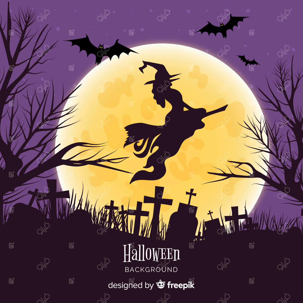 پس‌زمینه هالووین دست‌کشیده فوق‌العاده