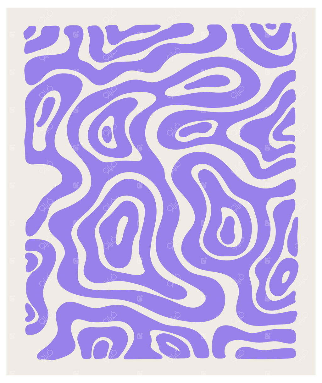 اشکال هندسی و شبکه‌های انتزاعی بروتالیست: ستاره، بیضی، مارپیچ، گل و عناصر اولیه دیگر در طراحی مدرن به سبک سوئیسی، باهاوس و ممفیس