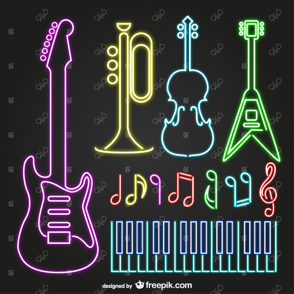 سازهای موسیقی نئونی