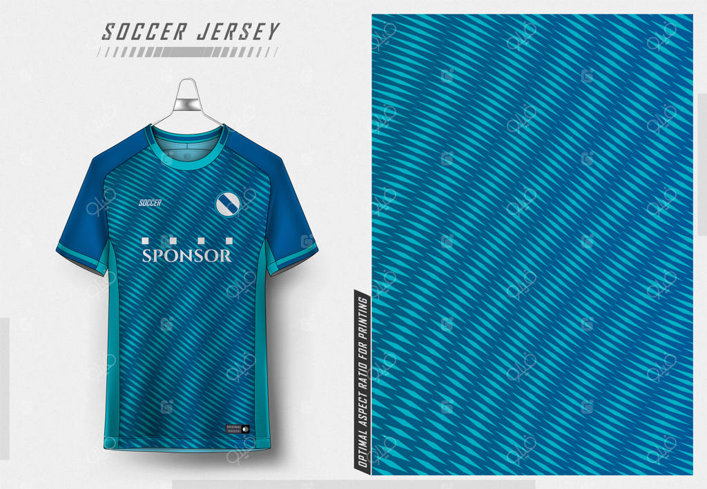 طراحی پیراهن فوتبال برای چاپ سابلیمیشن