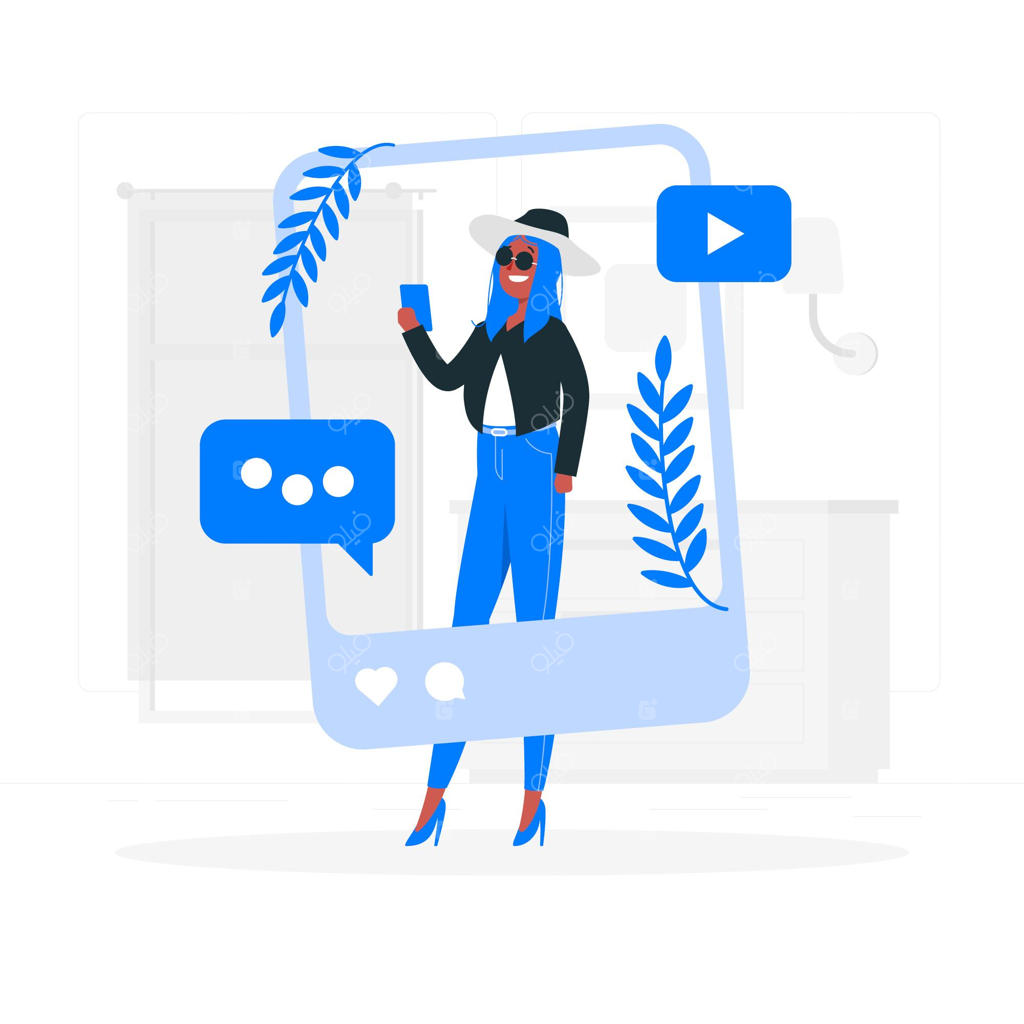 تصویری از مفهوم وبلاگ‌نویسی مد و فشن