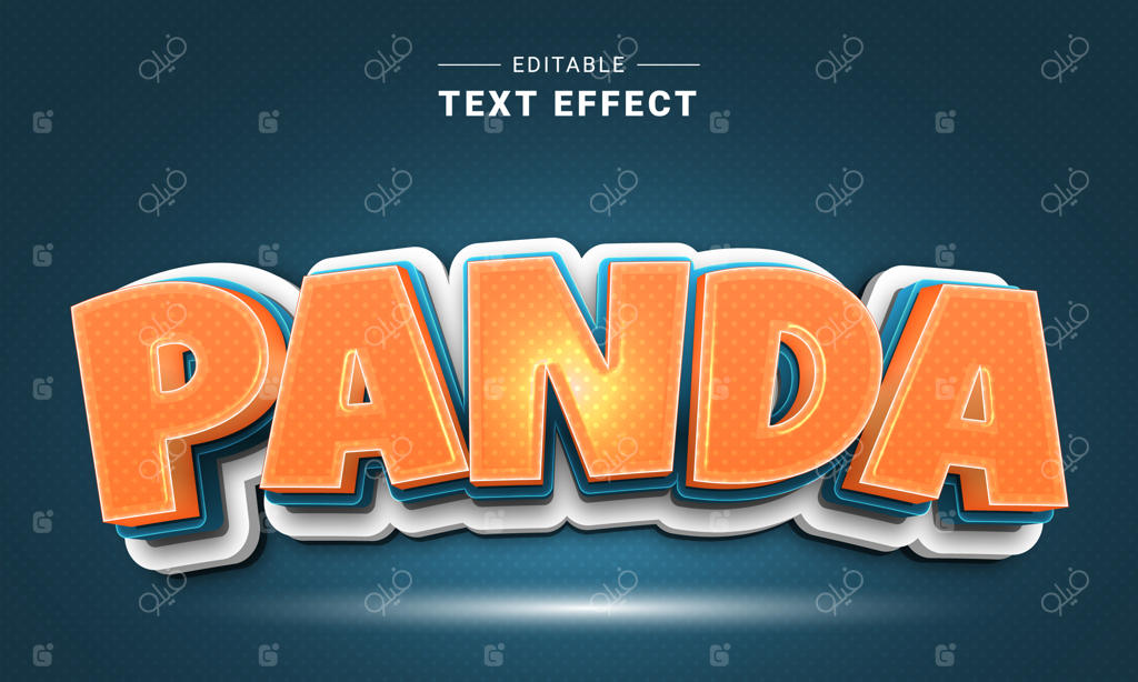 افکت متن قابل ویرایش در ایلاستریتور