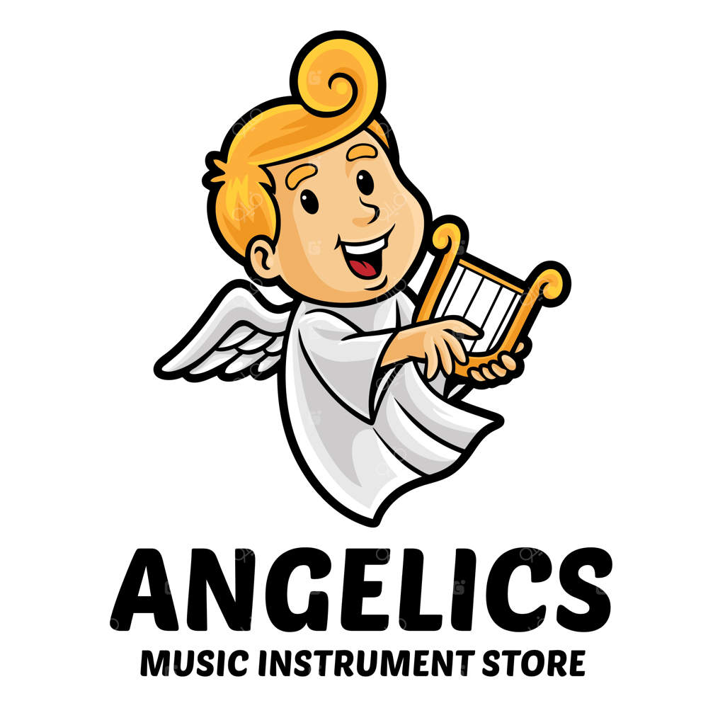 پترن لوگوی فروشگاه آلات موسیقی فرشته