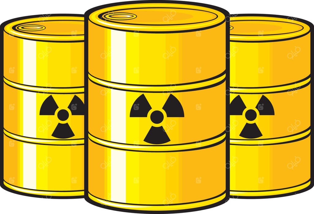 بشکه‌های حاوی پسماند هسته‌ای